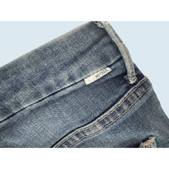 MOTHER Denim High Waisted Looker Jean Girl Crush Wash Size 25 - Picture 7 of 8